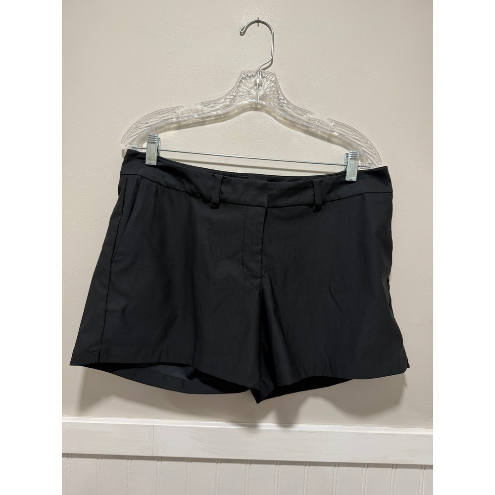 Nike Golf Dri-Fit Shorts Black Activewear Women Size 10